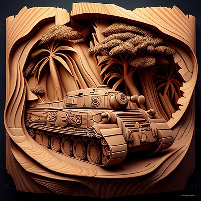 3D модель Гра Infinite Tanks (STL)